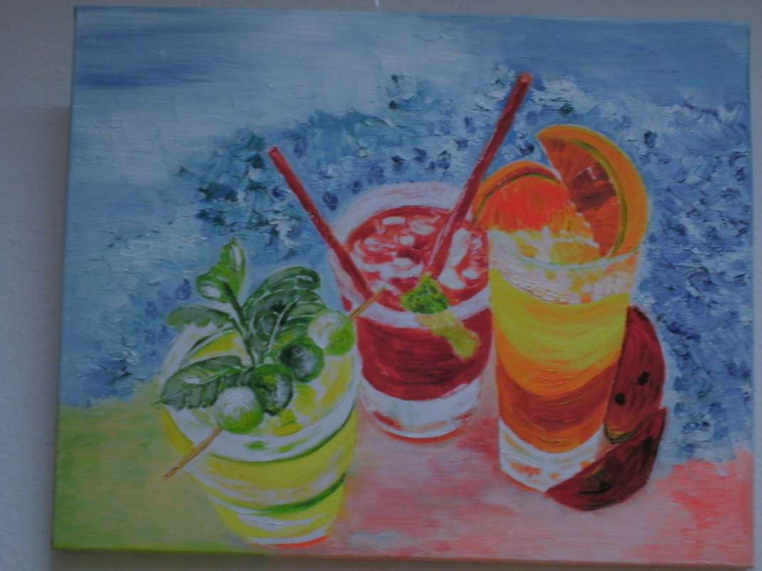 Cocktails,
30 x 40 cm
